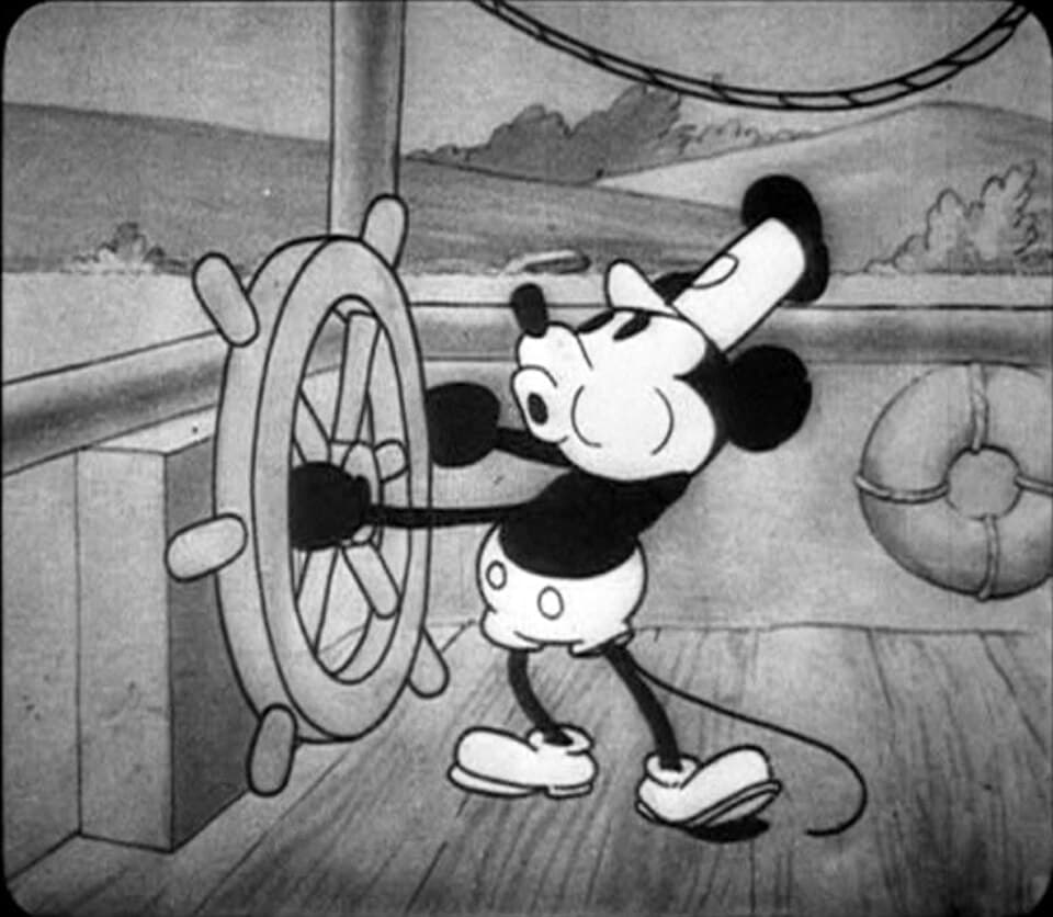 Steamboat Willie (original Mickey Mouse) cover art